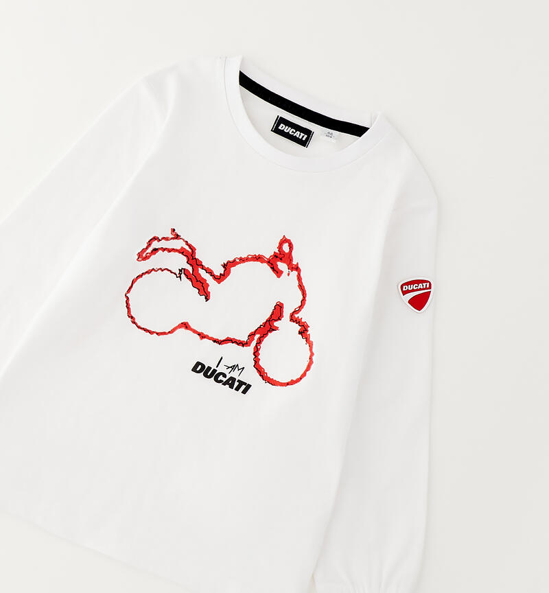 Ducati Crewneck for Children BIANCO-0113