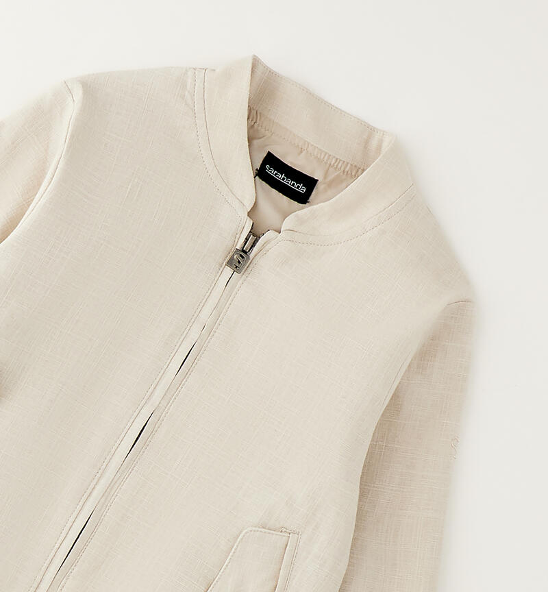 Sarabanda children's jacket BEIGE-0172