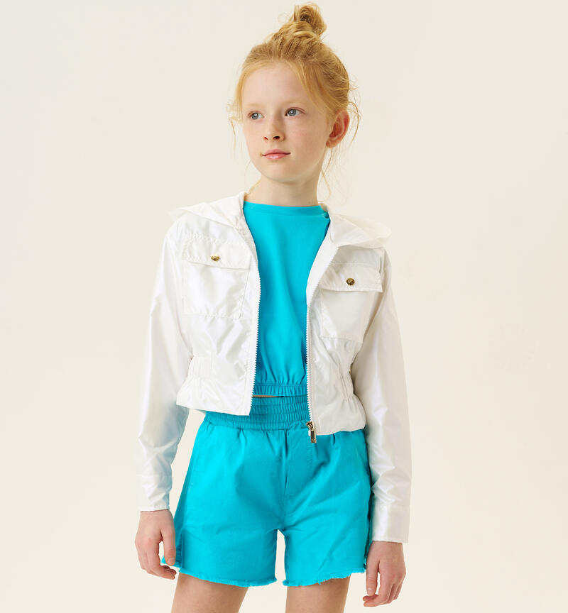 White jacket for girls PANNA-0112