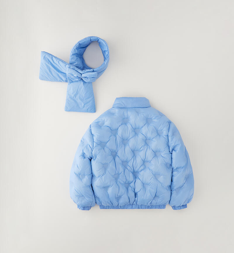 Girls' jacket with scarf CELESTE-3634