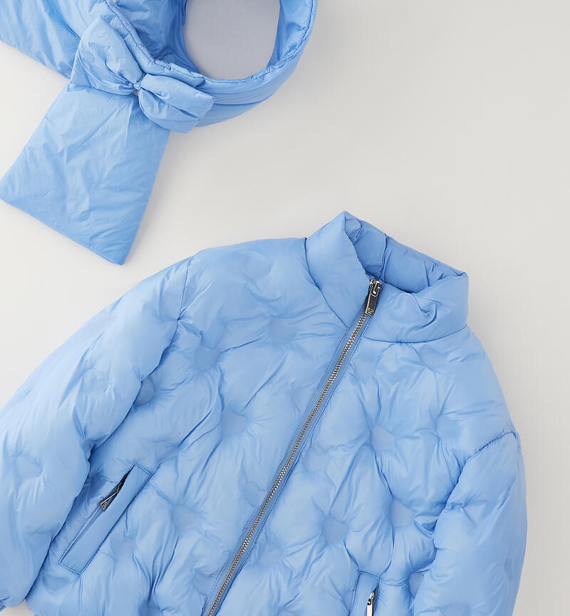 Girls' jacket with scarf CELESTE-3634