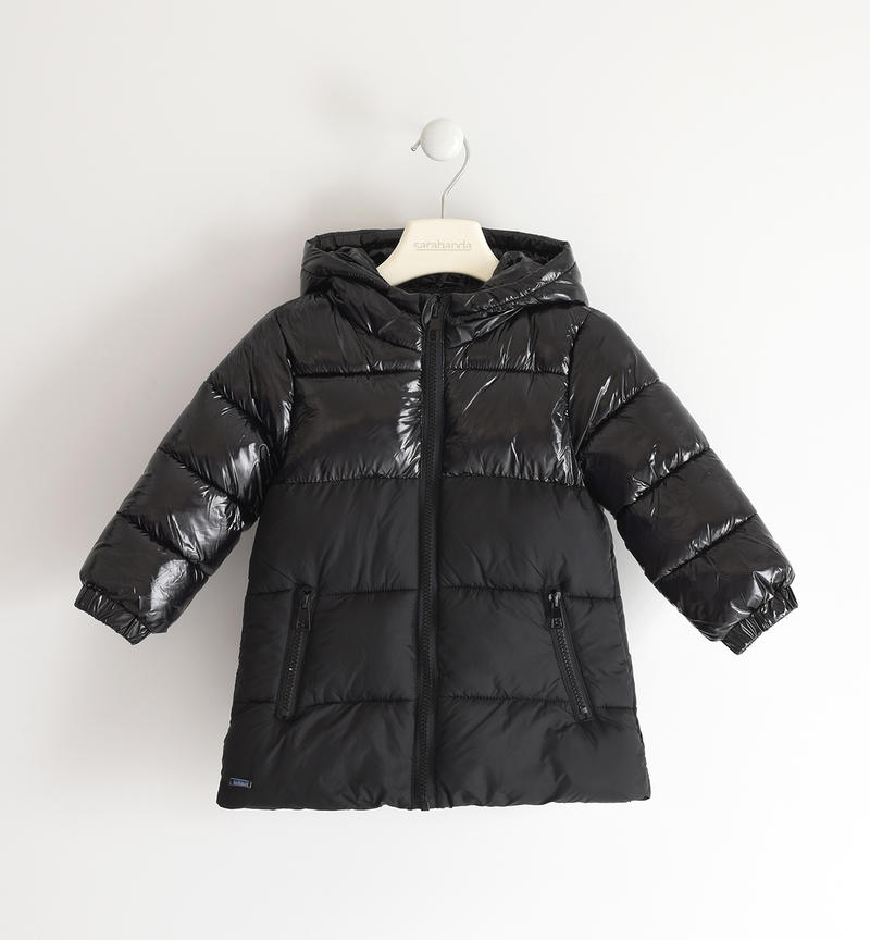 Giubbotto bambina shining bicolor da 9 mesi a 8 anni Sarabanda NERO-0658