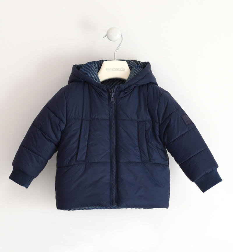 Sarabanda boy's 200 grammes reversible jacket from 9 months to 8 years NAVY-3854