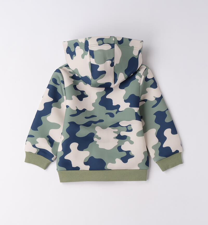 Giubbotto bambino Sarabanda PANNA-VERDE-6BSX