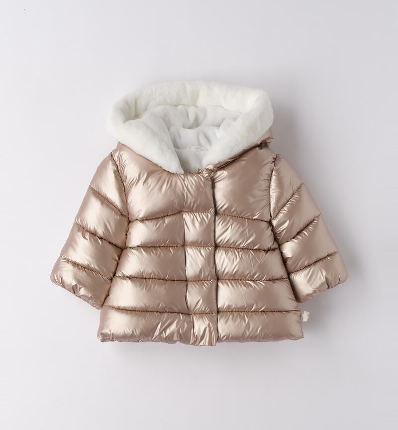 Jacket for baby girl girl BEIGE-0941