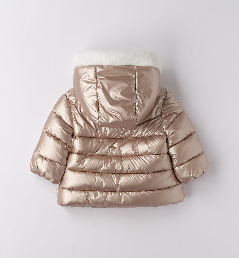 Jacket for baby girl girl BEIGE-0941