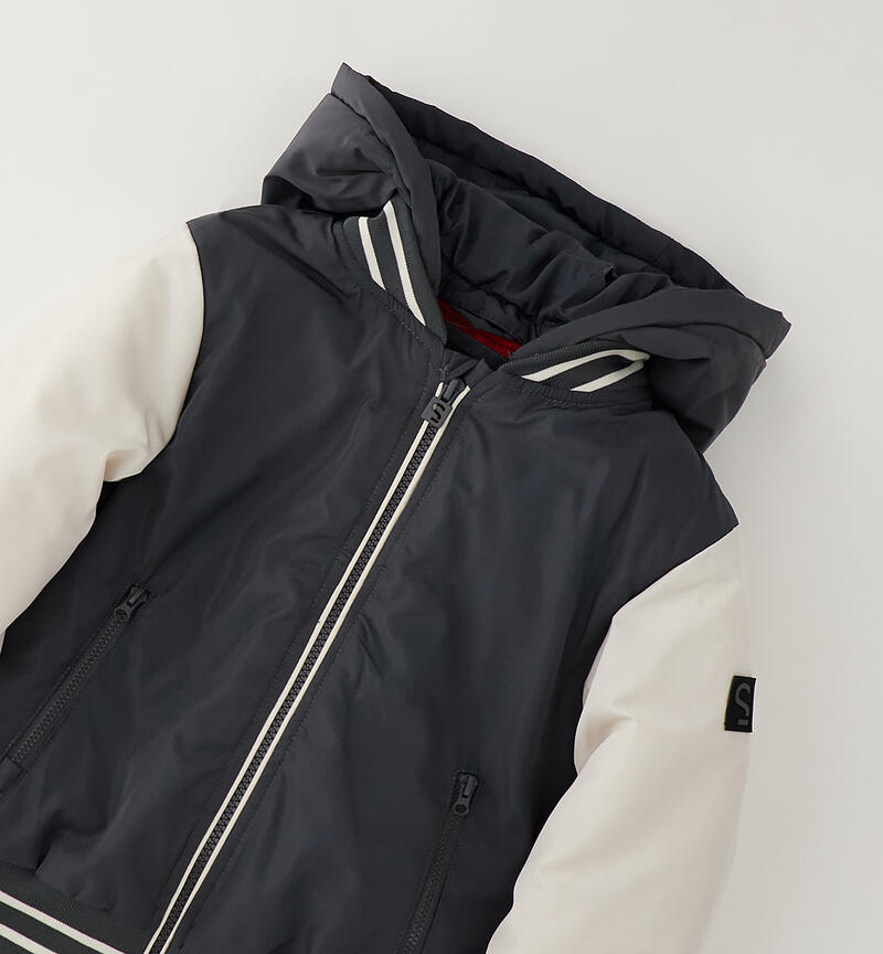 Giubbotto bomber per bambino GRIGIO-0567