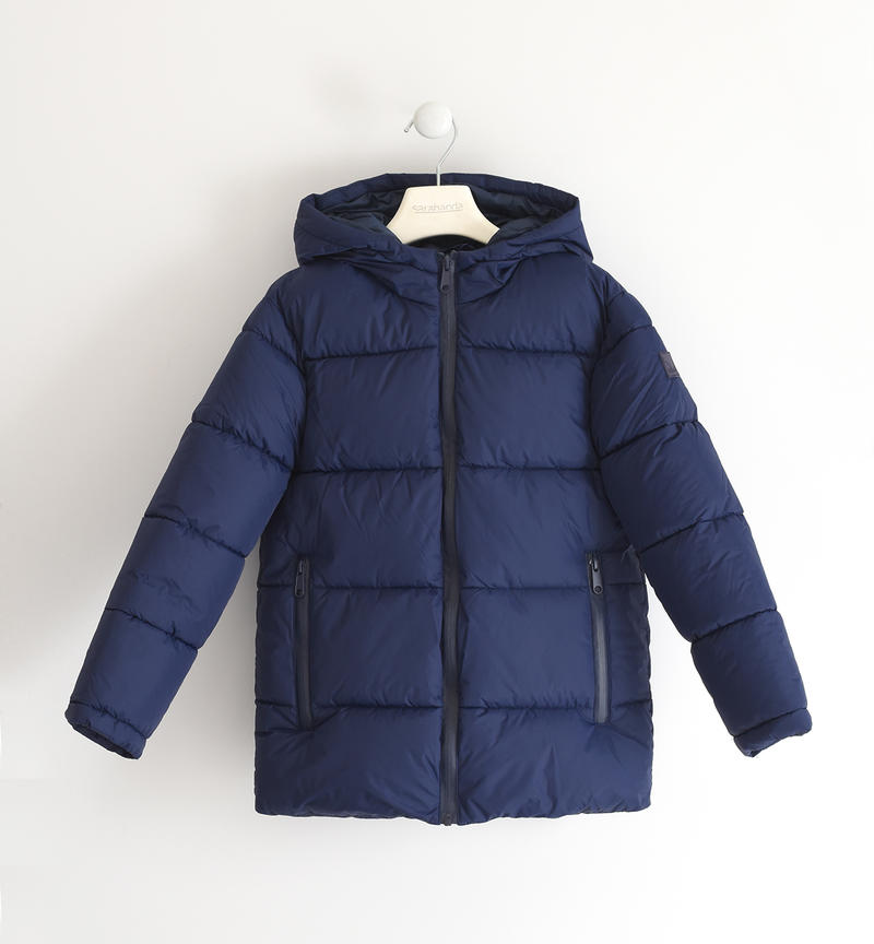 Giubbotto con cappuccio ragazzo da 8 a 16 anni Sarabanda NAVY-3854