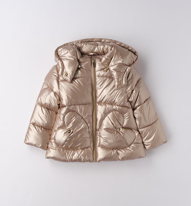 Giubbotto da bambina BEIGE-0941
