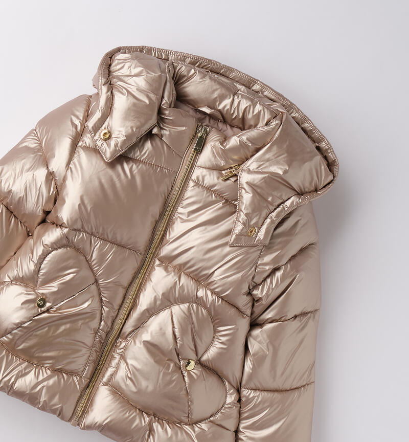 Giubbotto da bambina BEIGE-0941