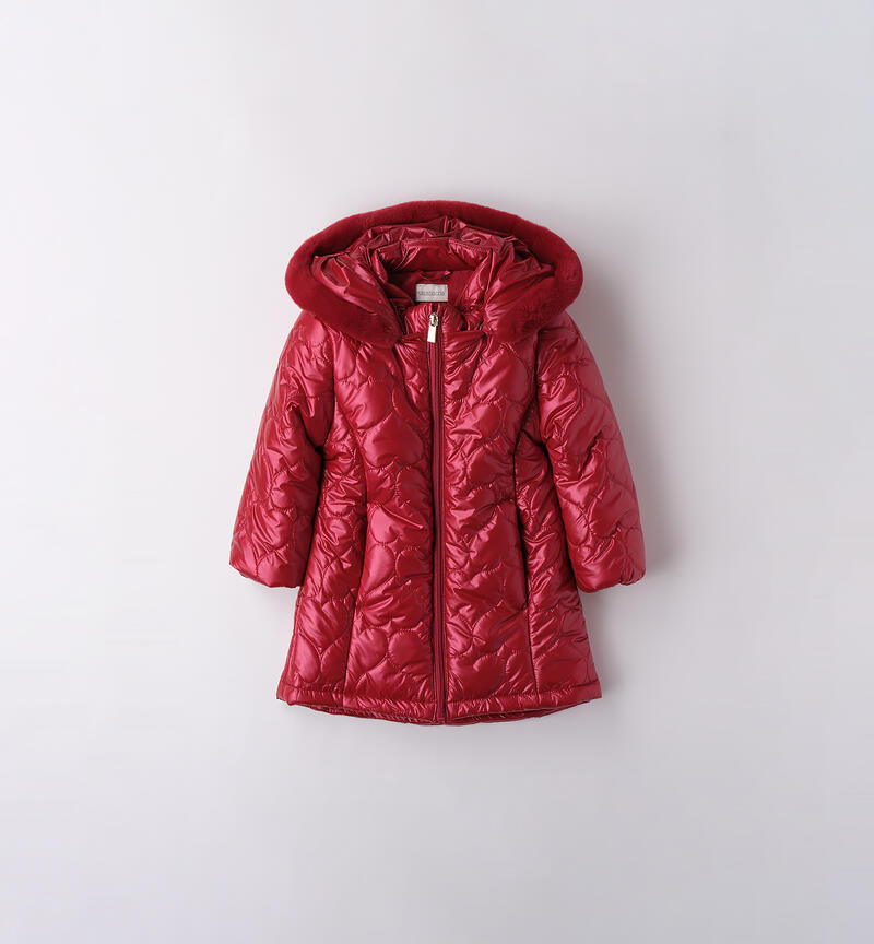 Giubbotto lungo bambina CHERRY-2356
