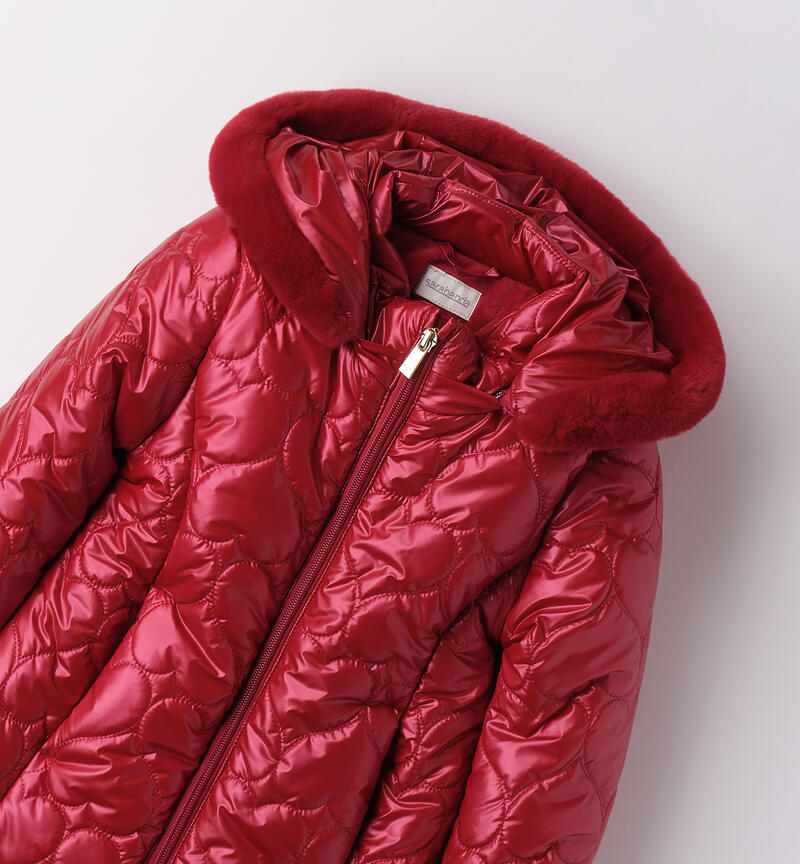 Long jacket for girls CHERRY-2356