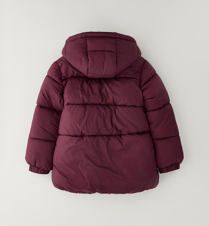 Long jacket for girls GRAPE WINE-3055