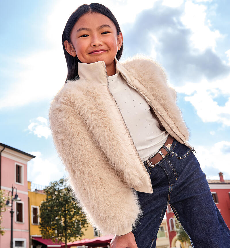 Jacket for girls ECRU'-0154
