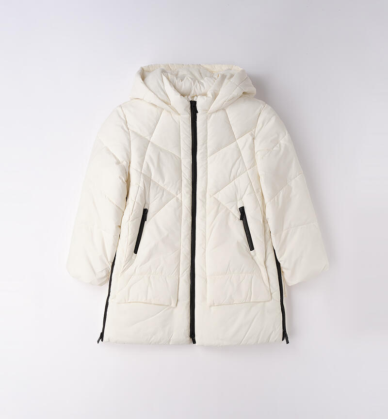 Giubbotto ragazza Sarabanda PANNA-0112