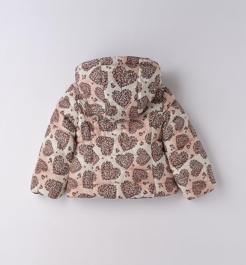 Giubbotto reversibile bambina PANNA-BEIGE-6BRL