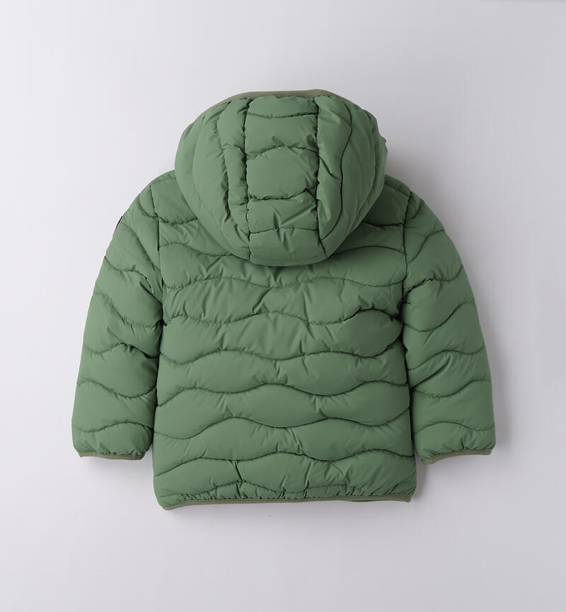 Giubbotto reversibile bambino VERDE SALVIA-4921