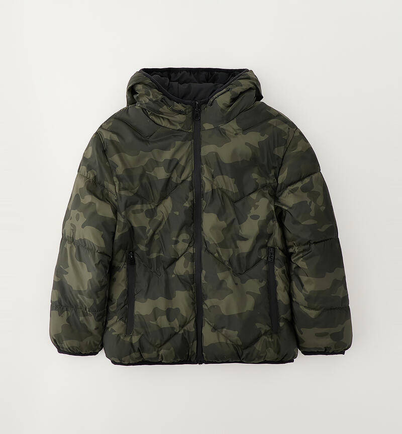 GIubbotto reversibile ragazzo VERDE-VERDE-6CEL