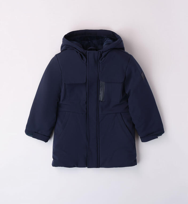 Sarabanda technical jacket for boys from 9 months to 8 years NAVY-3854