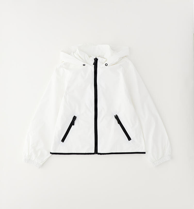 Technical jacket for girls BIANCO-0113