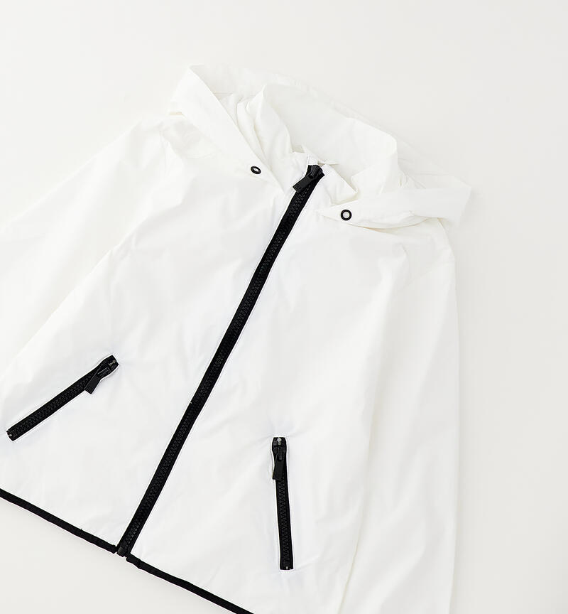 Technical jacket for girls BIANCO-0113