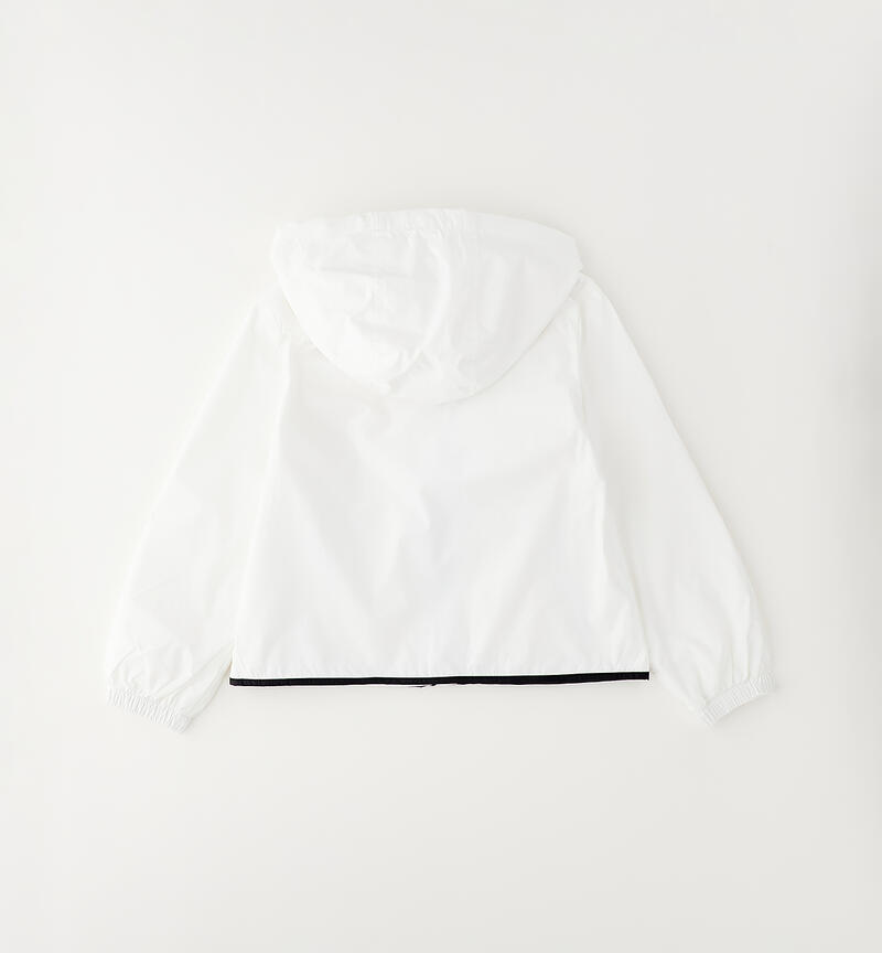 Technical jacket for girls BIANCO-0113