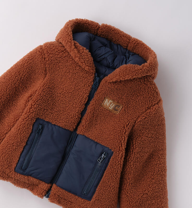 Giubbotto teddy bambino BROWN-1228