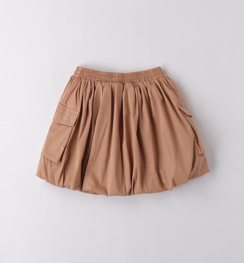 Girl's balloon skirt BISCUIT-0945