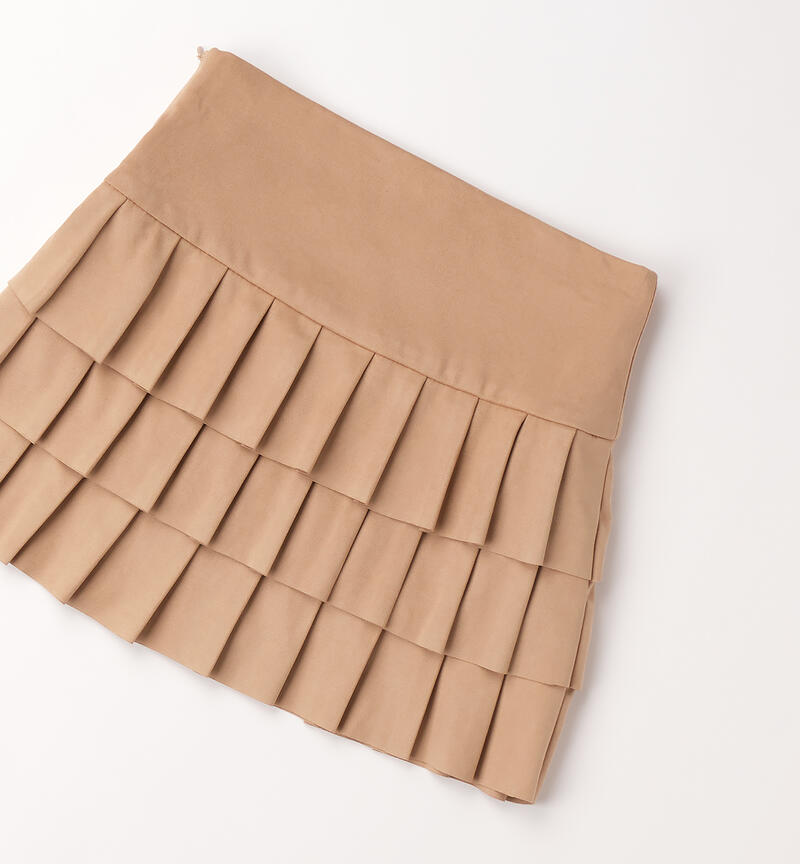 Girls' skirt with ruffles NOCCIOLA-0736