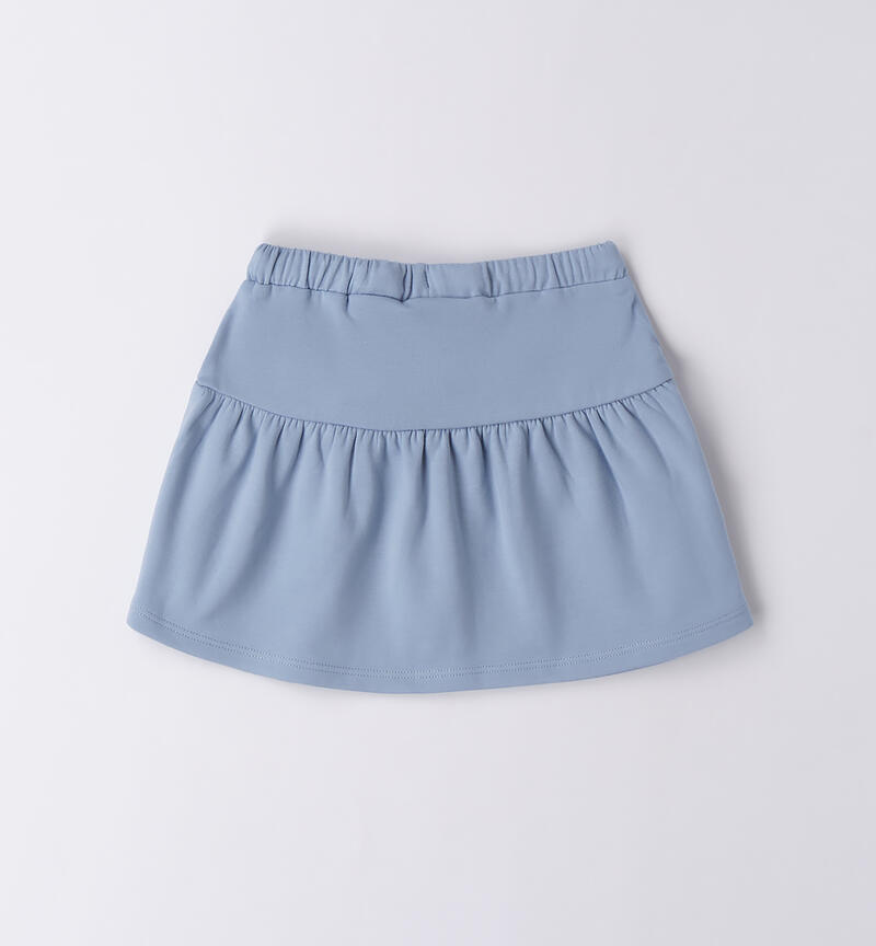 Gonna bambina in tuta AZZURRO-3814