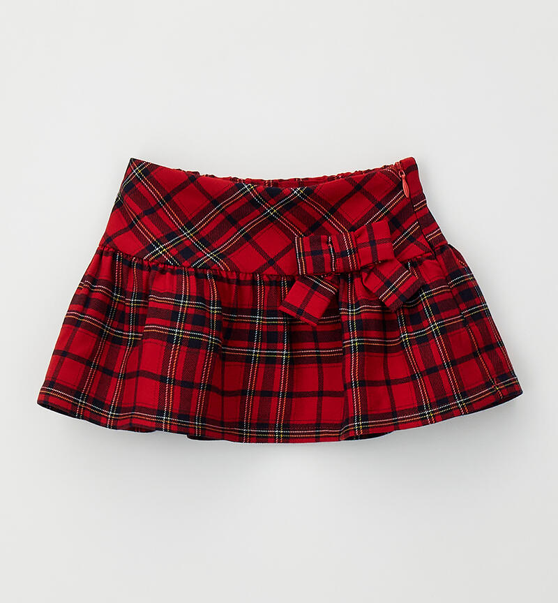 Gonna neonata Natale ROSSO-2253