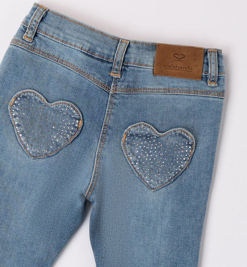 Girls' flared jeans LAVATO CHIARISSIMO-7300