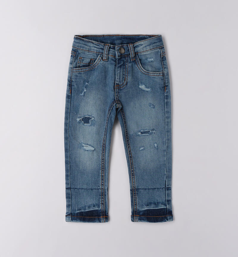 Sarabanda boy's jeans STONE WASHED CHIARO-7400