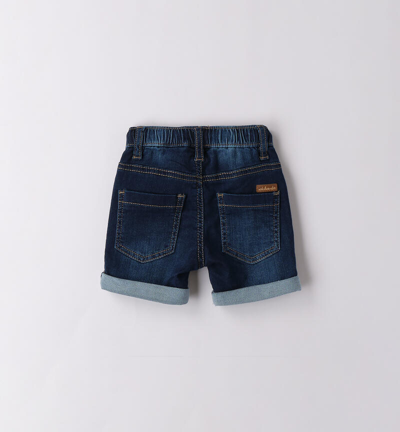 Jeans corti neonato STONE WASHED-7450