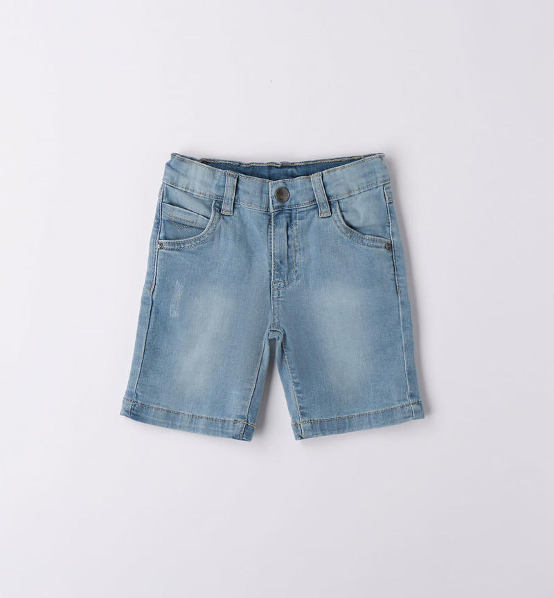 Jeans corto bambino da 9 mesi a 8 anni Sarabanda LAVATO CHIARISSIMO-7300