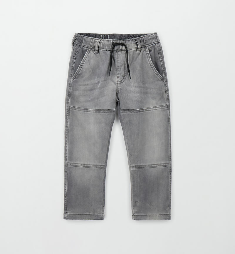 Jeans da bambino DENIM GRIGIO CHIARO-7997