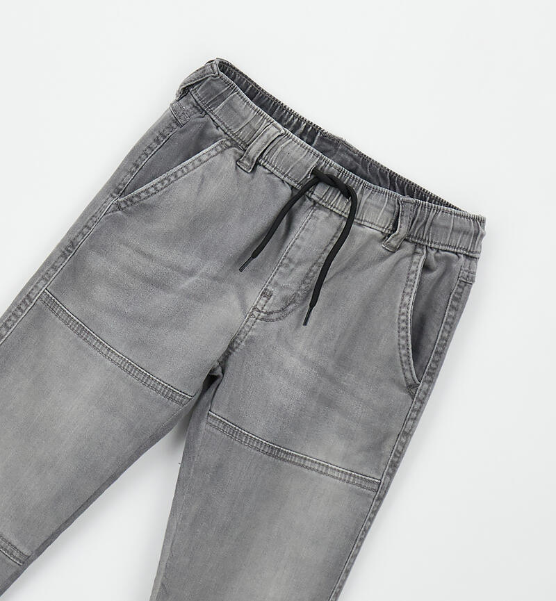 Jeans da bambino DENIM GRIGIO CHIARO-7997