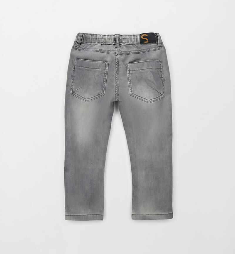 Jeans da bambino DENIM GRIGIO CHIARO-7997