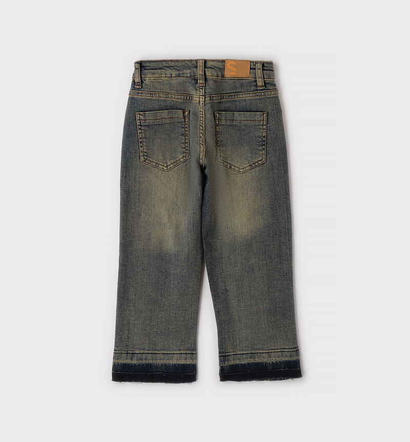 Jeans da bambino STONE OVERDYED BEIGE-7270