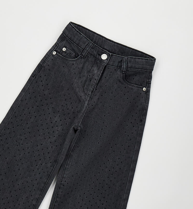 Jeans da ragazza STONE BLACK-7996
