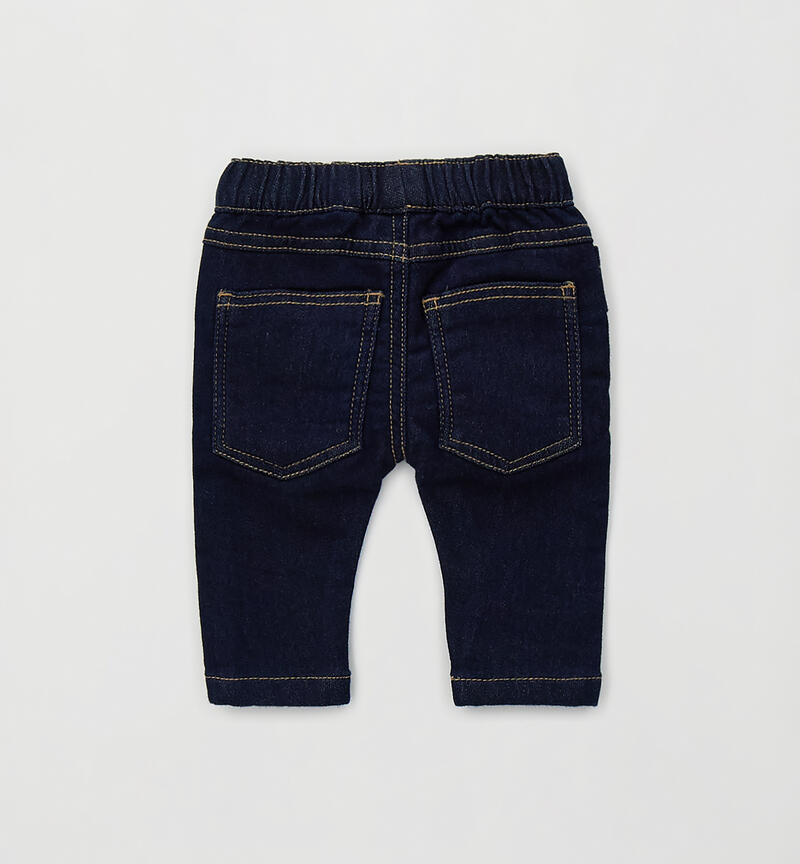Jeans neonato Minibanda NAVY-7775