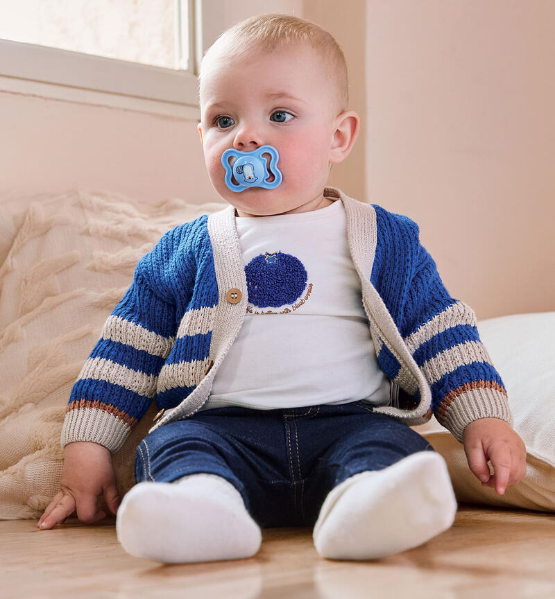 Jeans neonato Minibanda NAVY-7775