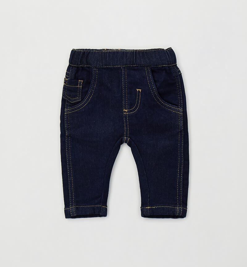 Jeans neonato Minibanda NAVY-7775