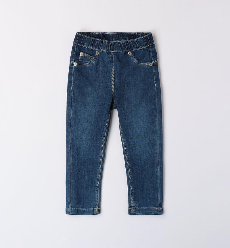 Jeans per bambina elasticizzato STONE WASHED-7450