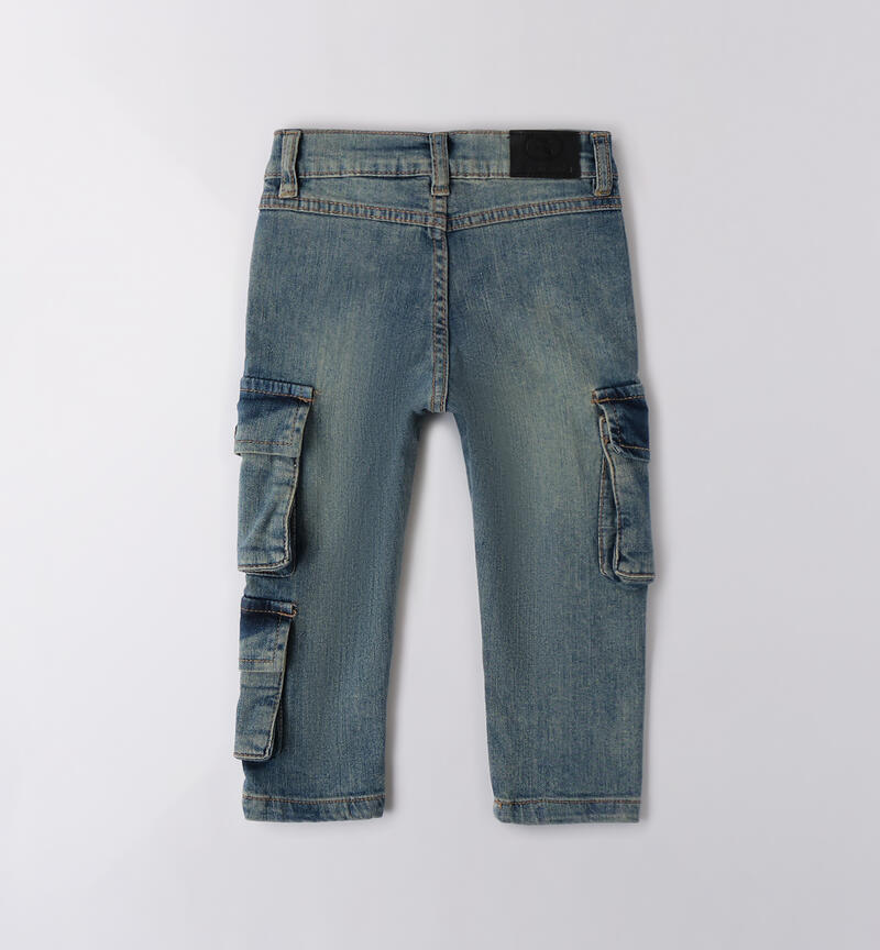 Jeans per bambino Sarabanda BLEACH.OVERDYED BEIGE-7160