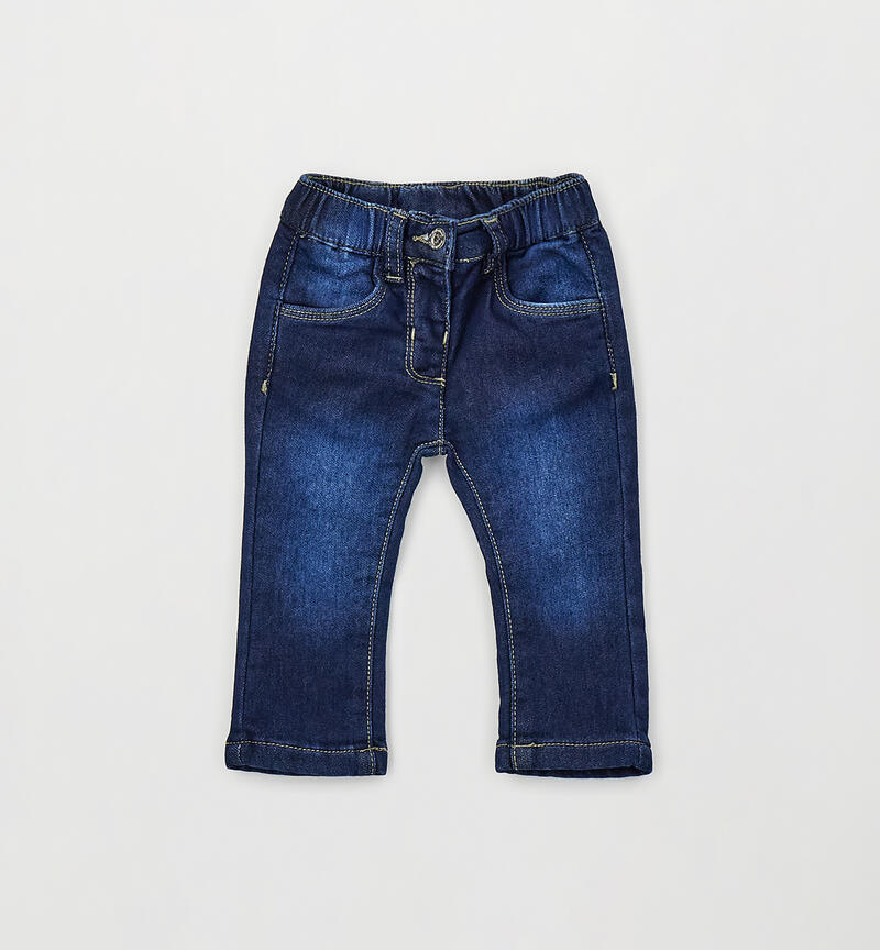 Jeans for baby girls BLU-7750