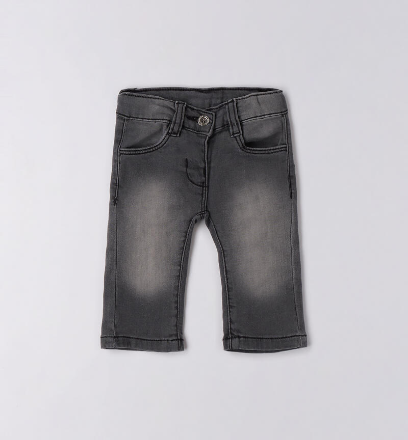 Baby girl jeans GRIGIO CHIARO-7992