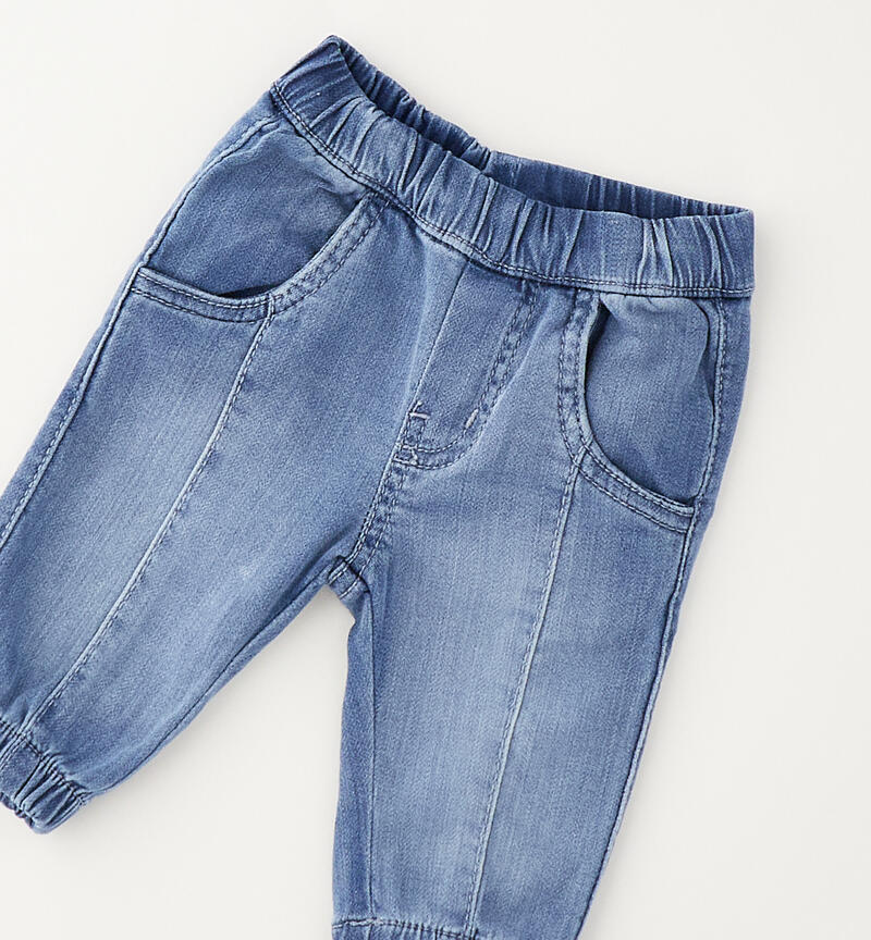 Jeans per neonato Minibanda LAVATO CHIARISSIMO-7300