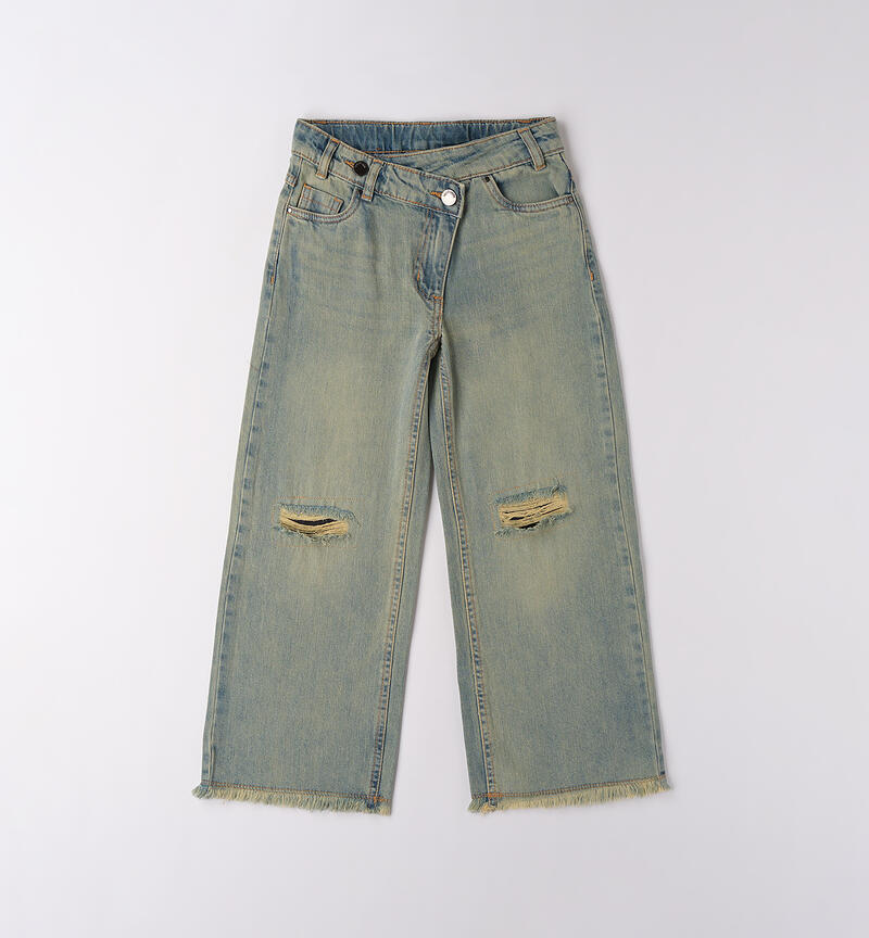 Jeans per ragazza Sarabanda BLEACH.+OVERDYED BEIGE-7162