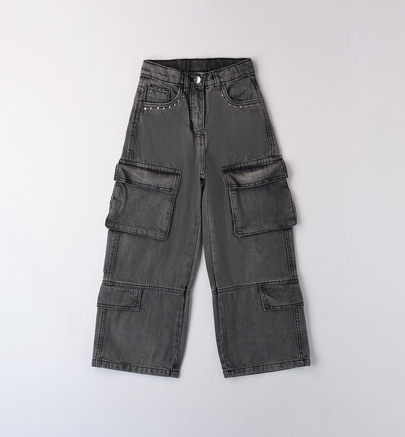 Jeans per ragazza Sarabanda GRIGIO CHIARO-7992